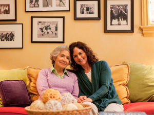 ainés avec mère qui a l'alzheimer's